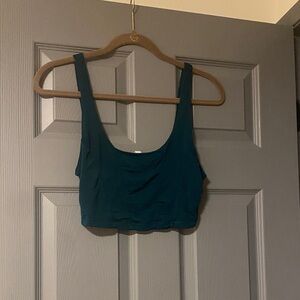 Teal Women's Free People Crop Top going out top soft casual spring summer lounge